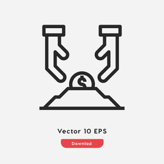 Poster - get wealth icon vector