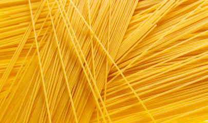 Pasta from dough as an abstract background