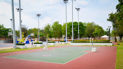 Sepak Takraw court sport outdoor for for playing sepak takraw ball