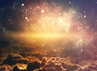 Wall Mural - abstract space nebula for powerful concept