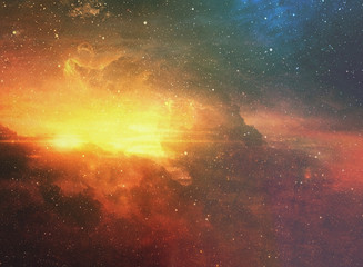 Wall Mural - abstract space nebula for powerful concept