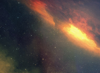 Wall Mural - abstract space nebula for powerful concept