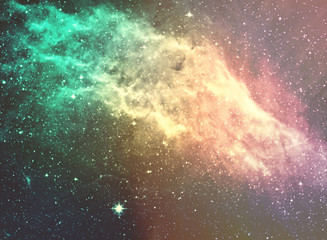 Wall Mural - abstract space nebula for powerful concept