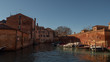 Hinterhof Bootanlegestelle von Venedig