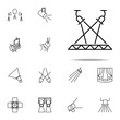 © rashadaliyev - projectors for the stage icon. Spotlight icons universal set for web and mobile