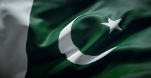 Official Flag Of Pakistan.