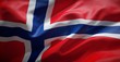 Norwegian flag. Norway.