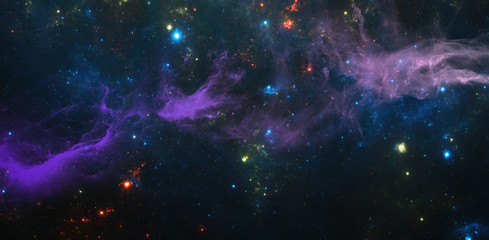 abstract deep space