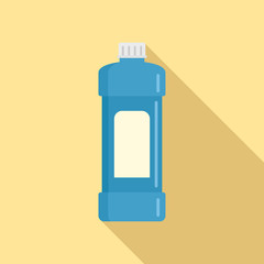 Sticker - Whiteness bottle icon. Flat illustration of whiteness bottle vector icon for web design