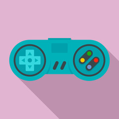 Poster - gamepad icon. flat illustration of gamepad vector icon for web design