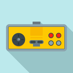 Poster - retro game joystick icon. flat illustration of retro game joystick vector icon for web design