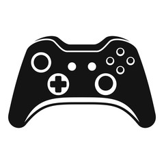 Poster - Modern gamepad icon. Simple illustration of modern gamepad vector icon for web design isolated on white background
