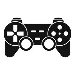 Poster - ergonomic joystick icon. simple illustration of ergonomic joystick vector icon for web design isolat