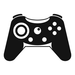 Sticker - Button gamepad icon. Simple illustration of button gamepad vector icon for web design isolated on white background