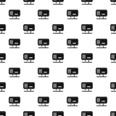 Poster - Electric boiler pattern seamless vector repeat geometric for any web design