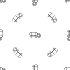 Poster - Tanker truck pattern seamless vector repeat geometric for any web design