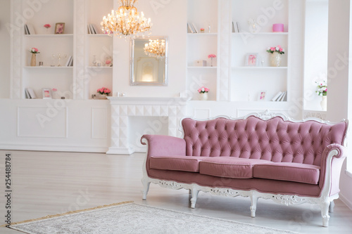 Luxury Rich Living Room Interior Design With Elegant Classic