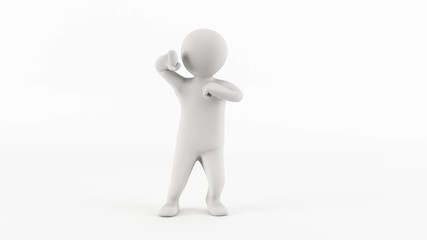 3D character animation - John Dough character dancing animation