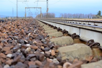 railway in the field