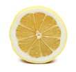 © dule964 - Half yellow ripe lemon isolated on white