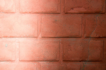 Wall Mural - Photo wall brick wall. The texture of an old brick wall, shot under natural lighting. Wall beginning of the 20th century