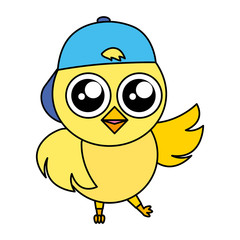 Wall Mural - cute chick cartoon