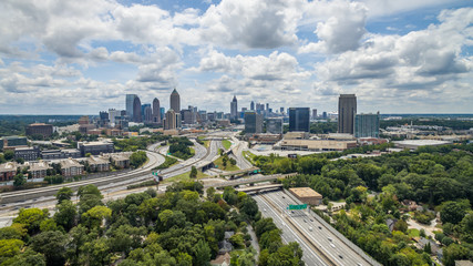 aerial view of atlanta