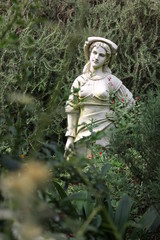 statue in the garden