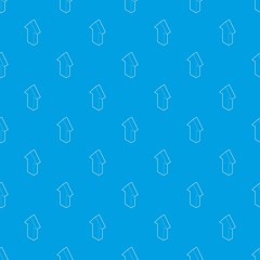 Poster - Up arrow pattern vector seamless blue repeat for any use