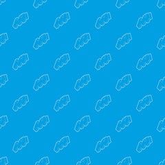Poster - Up arrow pattern vector seamless blue repeat for any use