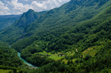 Montenegro, Valley under the Tara river