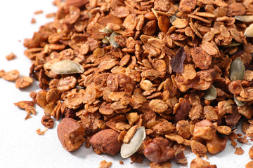 Wall Mural - homemade granola with nuts