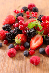 Poster - mixed berry fruit