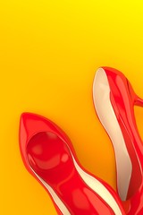 Poster - Red heels