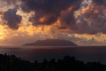 Poster - tropical sunset