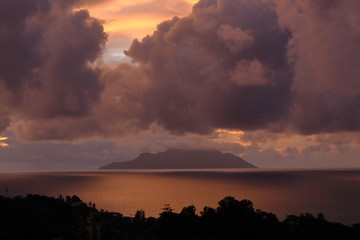 Poster - tropical sunset