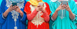 © Alessandro Biascioli - Young Muslim people using their mobile smart phones in the college - Arabian girls addicted to new technology app cellphone for social media - Millennial, religion, generation z and technology concept