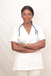 a beautiful African nurse