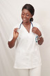 a beautiful African nurse