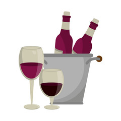 Poster - Wine and gastronomy concept