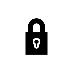 Wall Mural - Lock icon vector. Lock vector design. sign design. flat style. Vector EPS 10