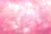 Abstract Fractal Pink White Elegant Background Texture With Rays And Stars Of Light. Fluid Turbulence And Galaxy Formation. Useful For Technology Background.