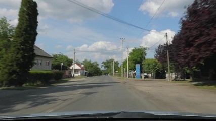 Wall Mural - Driving a car