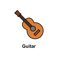 Poster - Guitar, instrument icon. Element of Cinco de Mayo color icon. Premium quality graphic design icon. Signs and symbols collection icon for websites, web design, mobile app