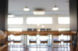 © sutichak - image blur interior in cafe restaurant