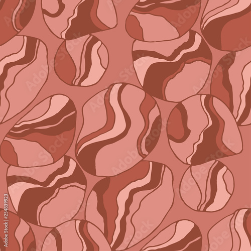 terracotta color river ston...