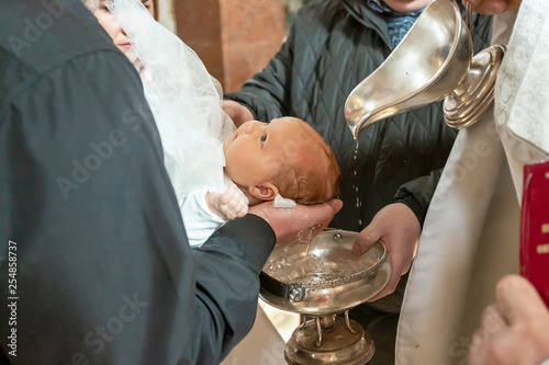 Fotografía Baptism ceremony in Church