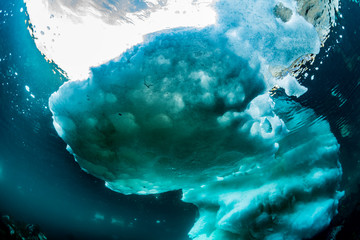 Wall Mural - Drift Ice, Underwater View