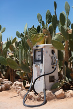 Abandoned Gas Pump In Solitaire / Namibia 