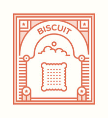 Wall Mural - BISCUIT ICON CONCEPT